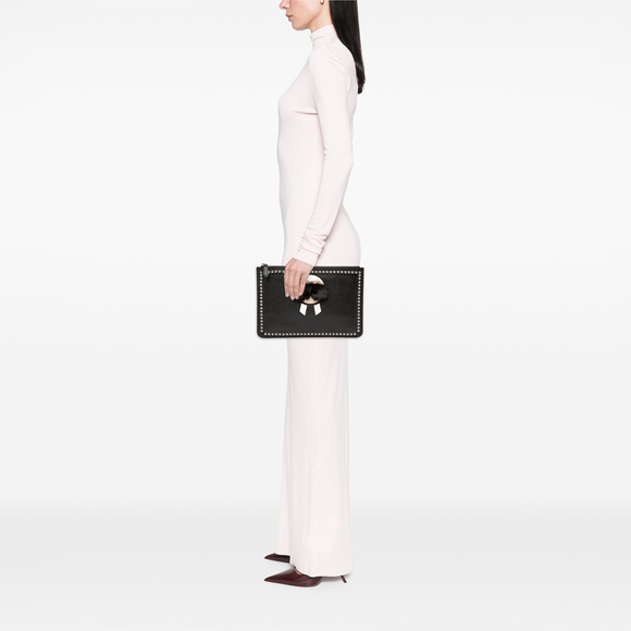 Pre-Loved Fendi Calfskin Karlito Clutch - Picture 7 of 7